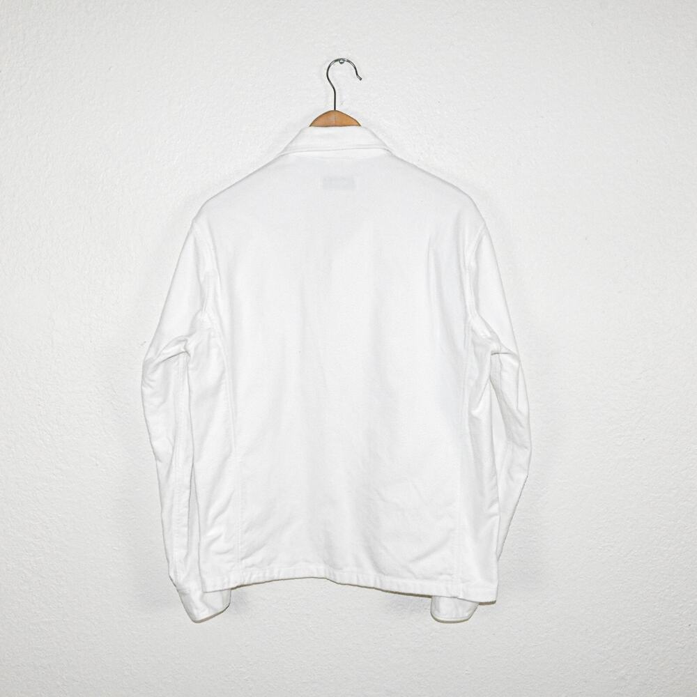 Buck Mason White Button-Front Work Jacket - Picture 2 of 10